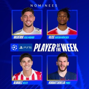 kaiyun开云体育-欧冠周最佳球员候选：巴尔韦德、奥利塞、小蜘蛛、KK7入选